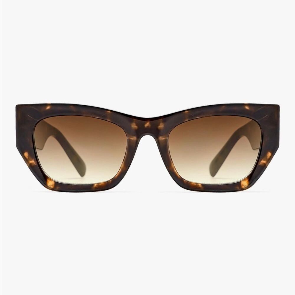 SOJOS Trendy Rectangle Cateye Sunglasses Womens Mens